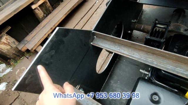 Минитрактор UT-20 4х4 на гидроходу. Установка двигателя. Челюстной ковш. смотреть онлайн