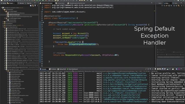 Exception Handling in Spring Boot Application - Tamil смотреть онлайн