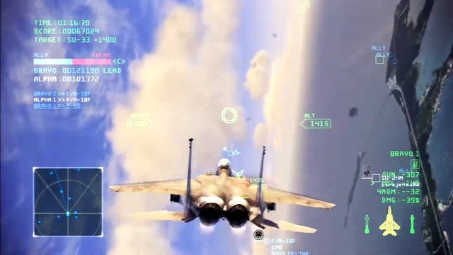 BLOOPERS - Ace Combat Infinity Funny Moments смотреть онлайн