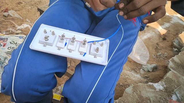 How to electrical switch board wiring || 3 switches 2 socket connection || Telugu смотреть онлайн