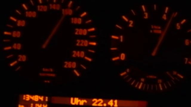 BMW E34 525i Highspeed Test Im 5. Gang
