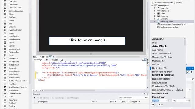 Put Hyperlink in C# | Windows Store apps | Visual Studio for Absolute Beginners | 2017 смотреть онлайн
