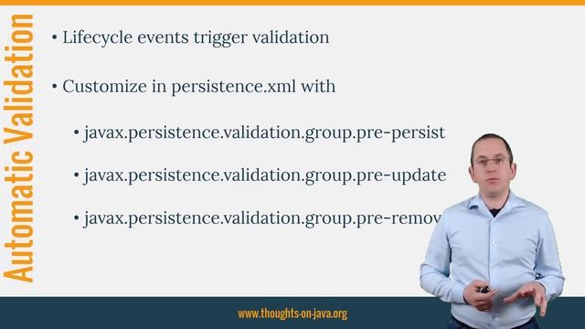 How to automatically validate entity attributes with Hibernate Validator смотреть онлайн