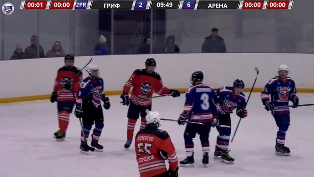 20.11.2022, ХК "ГРИФ" - ХК "АРЕНА" (2 ЛИГА) смотреть онлайн