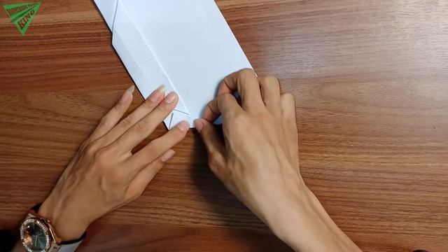 Как сделать бумажный самолетик бумеранг, который возвращается 43 Origami Paper Airplane