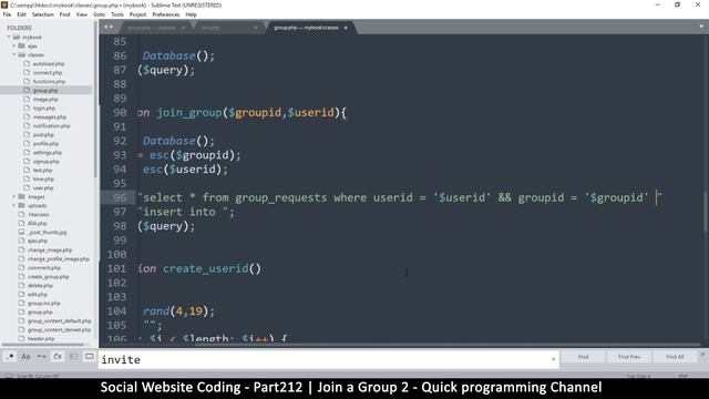 Social Website from scratch - Part 213 - Joining a group 2 | OOP PHP with MYSQL Database смотреть онлайн