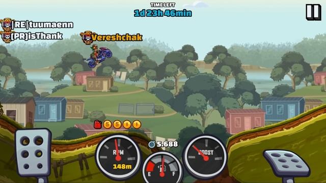 Hill Climb Racing 2 - 37889 points in RUNNING IN THE CANYONS Team Event смотреть онлайн