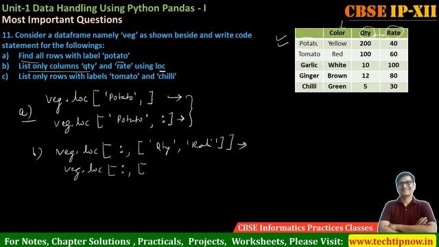 Python Pandas Important Questions | IP Class 12 Important Questions | IP Revision Class 12 смотреть онлайн