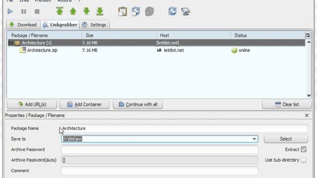 закачка с помощью JDownloader смотреть онлайн