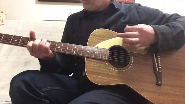 Vintage Fender Newporter Acoustic Guitar USA 1960’s смотреть онлайн
