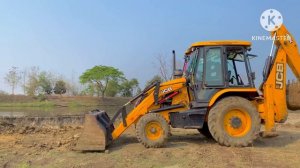 JCB 3dx Working in pond with water Resource ||Swaraj|| John Deere|| Mahindra @crazyfarming6513