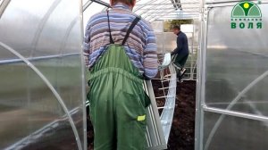 Комплект грядок для теплицы 3 на 6 м.