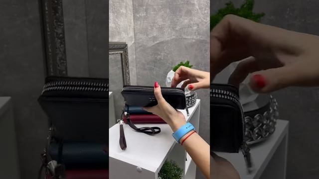 Женский кошелек на змейке из экокожи цвета разные(1346) смотреть онлайн