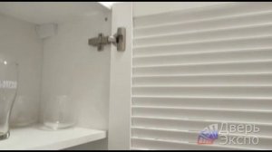 Жалюзийные двери: мебельные петли с доводчиком для жалюзийных дверок полки от ДверьЭкспо