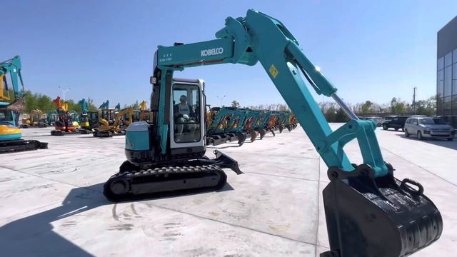 Обзор японского мини-экскаватора KOBELCO SK50UR смотреть онлайн