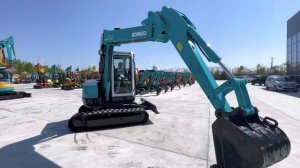 Обзор японского мини-экскаватора KOBELCO SK50UR
