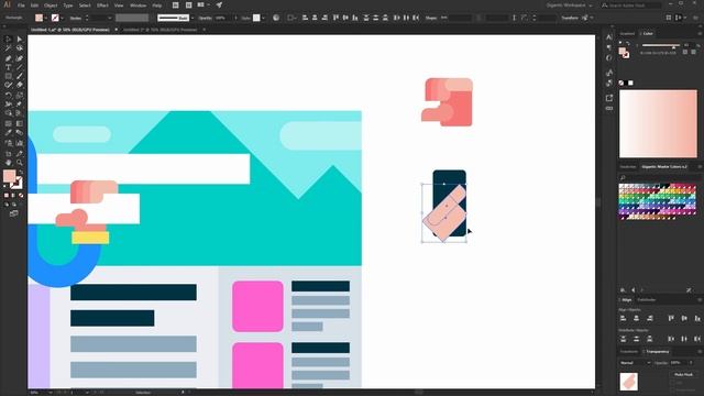 My Drawing Process / Adobe Illustrator & Photoshop смотреть онлайн