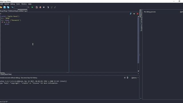 Как создать код пароля в python смотреть онлайн