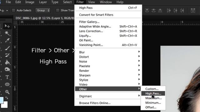 Photoshop Cs6 No.37 : วิธีทำภาพให้ชัดขึ้น High Pass [Thai] смотреть онлайн
