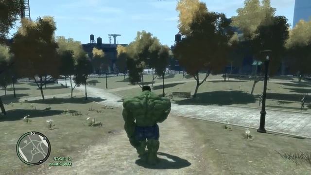 GTA 4: Hulk in GTA! - (Hulk Mod Funny Moments) смотреть онлайн