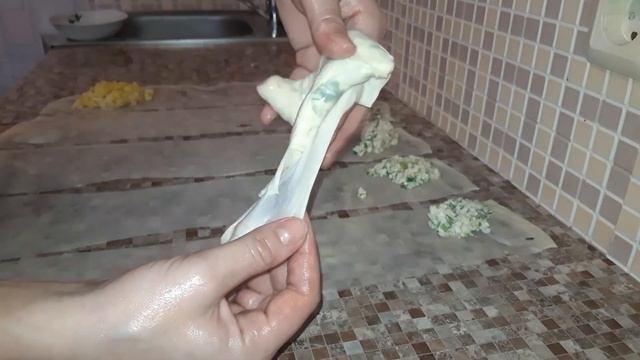 Молдавские плацинды. Пирожки из вытяжного теста. смотреть онлайн