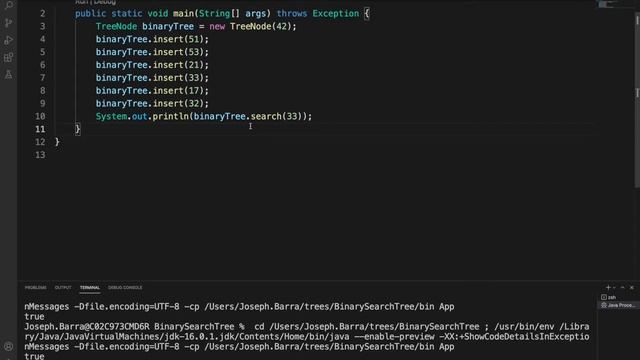 Trees in Java: Binary search tree definitions, code, and an experiment comparing it to an array смотреть онлайн