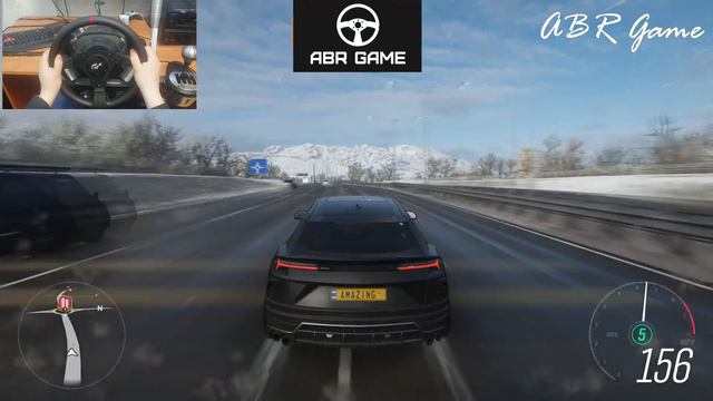 1500+HP Lamborghini Urus - Forza Horizon 4 Winter | Logitech g29 gameplay смотреть онлайн