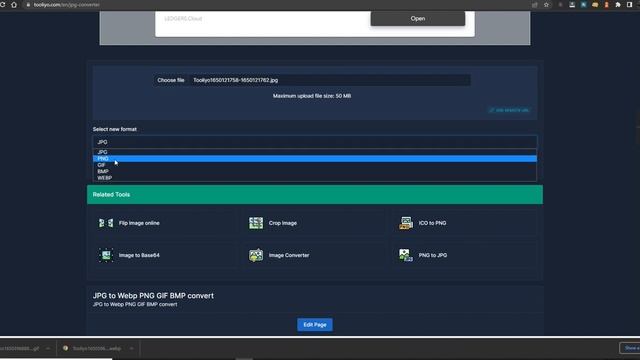JPG to Webp Converter смотреть онлайн