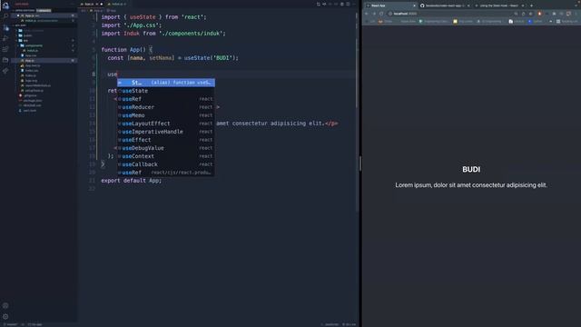 Belajar React (Props Children, useState, useEffect) - 9 Feb 2022 смотреть онлайн