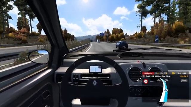 Euro Truck Simulator 2 1.46 Renault Twingo 1998 Car Mods Gameplay смотреть онлайн