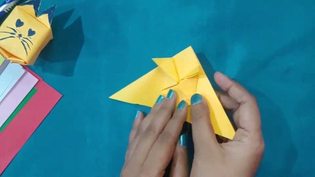 How to make origami paper balloon?| origami paper cat| 3D paper cat| paper cat| blow up balloon cat смотреть онлайн