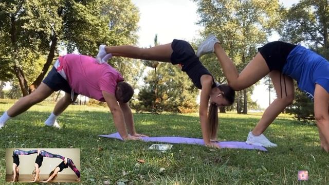 EXTREME YOGA CHALLENGE for 3// Екстрим Йога Челлендж на троих смотреть онлайн