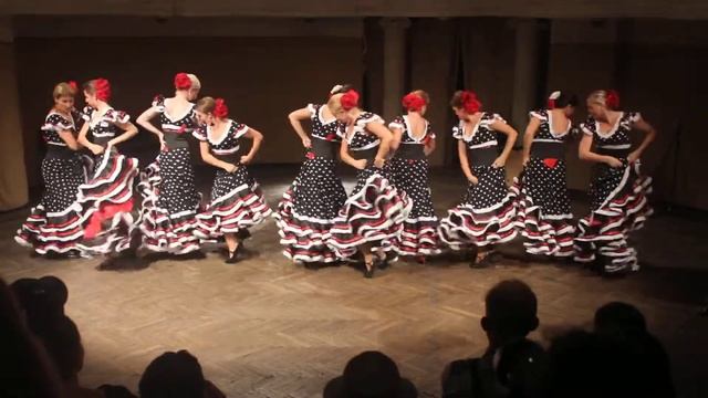 Фестиваль фламенко 2013 .Львов. Ансамбль ЭСТРЕЛЛА Днепропетровск. Танец с веерами смотреть онлайн