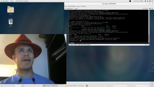 Hey Tate: Installing Libvirt and bridge networking for virtual machines on a home network. смотреть онлайн