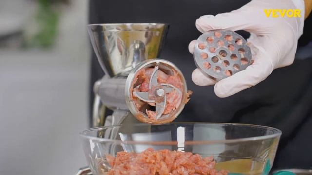 VEVOR Meat Grinder Manual 304 Stainless Steel Hand Operated Meat Grinder смотреть онлайн