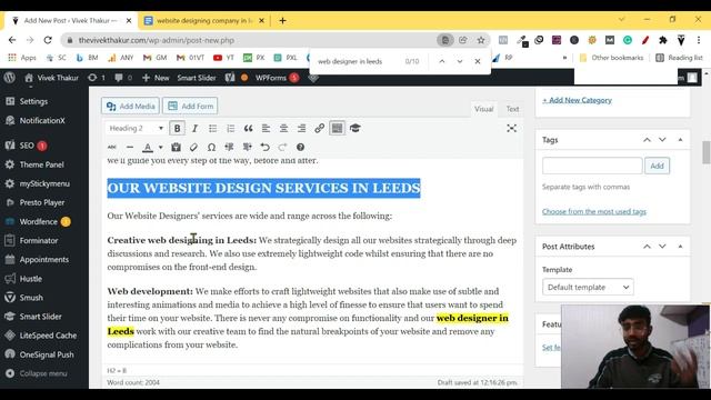 On-Page SEO Tutorial (Practical) | On-Page SEO WordPress Step By Step In Hindi смотреть онлайн