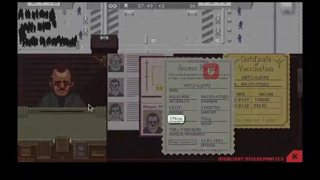 Papers, Please Endless Mode- Trying to Beat my record// English CCs смотреть онлайн