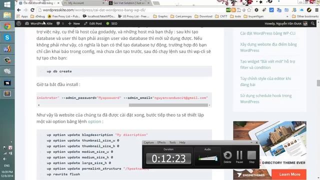 Cài WordPress cực nhanh bằng WP-CLi смотреть онлайн