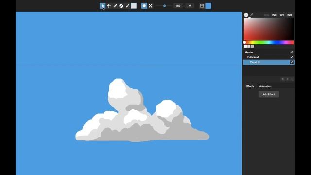 How To Make Animated Pixel Art Clouds (Using Pixelmash)