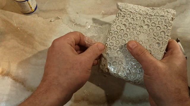 Кофейный набор из гипса DIY(своими руками) Залил гипс в пакет... смотреть онлайн