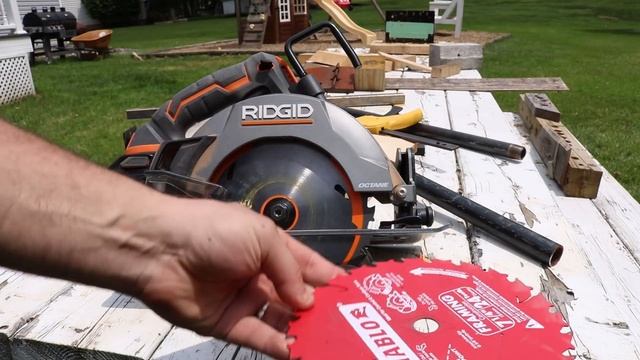 All New RIDGID OCTANE Circular Saw (FULL REVIEW!) How Powerful Is It!? R8654B