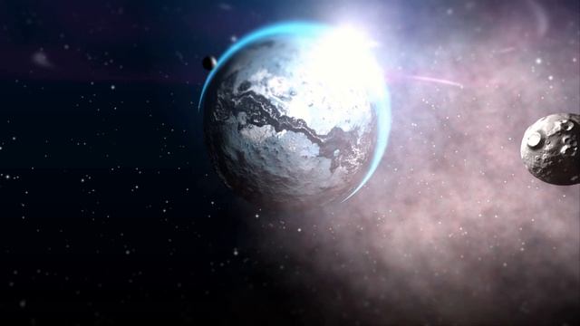 Футаж Космос. Красивый фон для монтажа смотреть онлайн