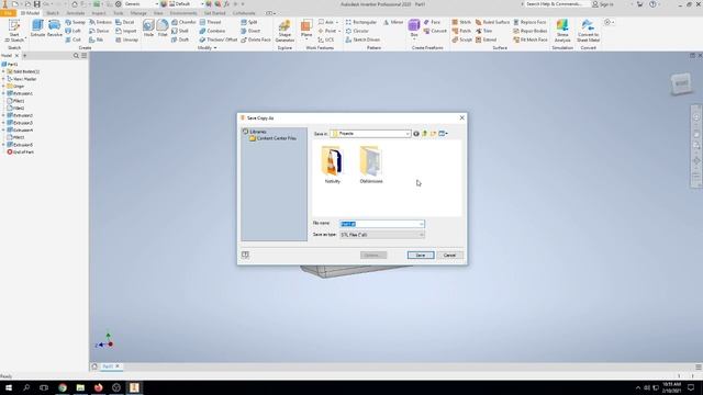 Create an STL file in Autodesk Inventor смотреть онлайн