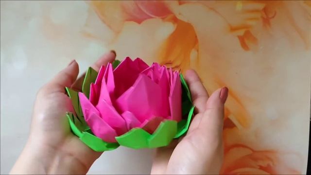 Lotus Paper Lamp - Home Decor Ideas - DIY Floral Lamp смотреть онлайн