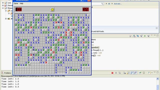 Minesweeper java bot test смотреть онлайн