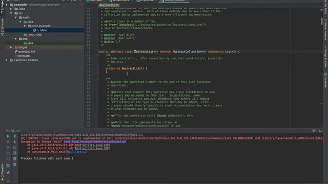 ENTENDENDO E RESOLVENDO UnsupportedOperationException no Arrays.asList смотреть онлайн