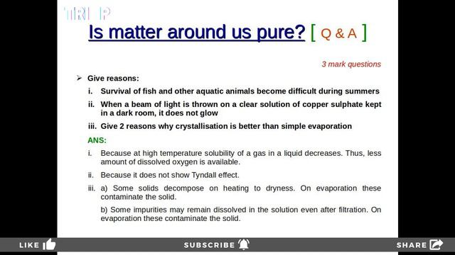 Is Matter Around Us Pure Class 9 Malayalam - Q and A || Part 7 || Chapter 2 || CBSE || PYQs || NCER смотреть онлайн