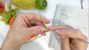 Вязаная еда Морковь овощи крючком