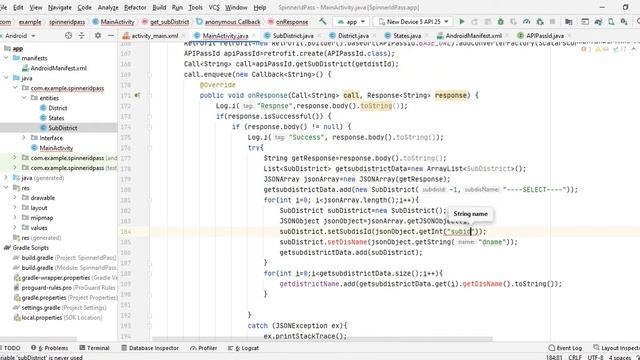 Spinner using Retrofit and pass parameter-Android Studio Part-4 Check Discription for Source Code смотреть онлайн