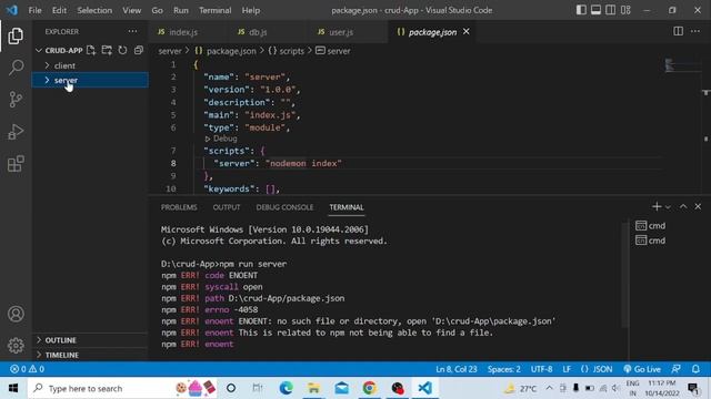 MERN Stack CRUD Application Project For Beginner In Odia 2022 | Part-8 | Create User Model Schema смотреть онлайн